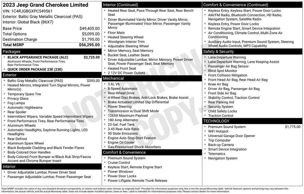 2023 Jeep Grand Cherokee Limited