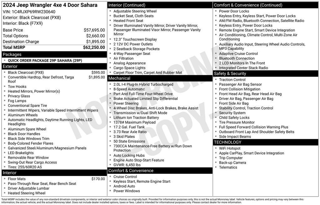 2024 Jeep Wrangler 4xe Sahara