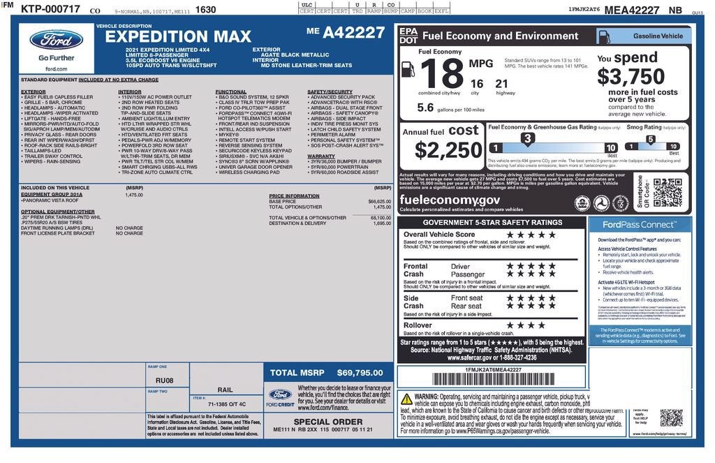 2021 Ford Expedition Max Limited