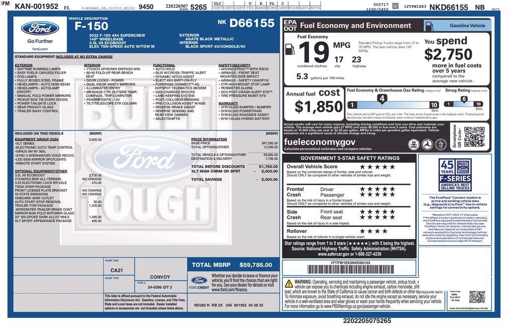 2022 Ford F-150 XLT