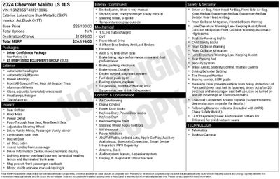 2024 Chevrolet Malibu LS