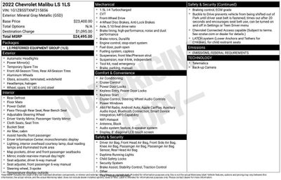 2022 Chevrolet Malibu LS