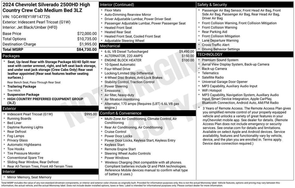 2024 Chevrolet Silverado 2500 HD High Country