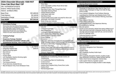 2026 Chevrolet Silverado 1500 RST