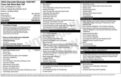 2026 Chevrolet Silverado 1500 RST