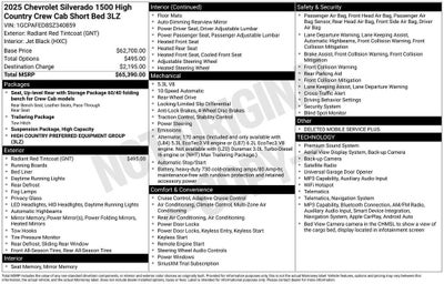 2025 Chevrolet Silverado 1500 High Country