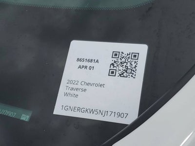 2022 Chevrolet Traverse LT Cloth