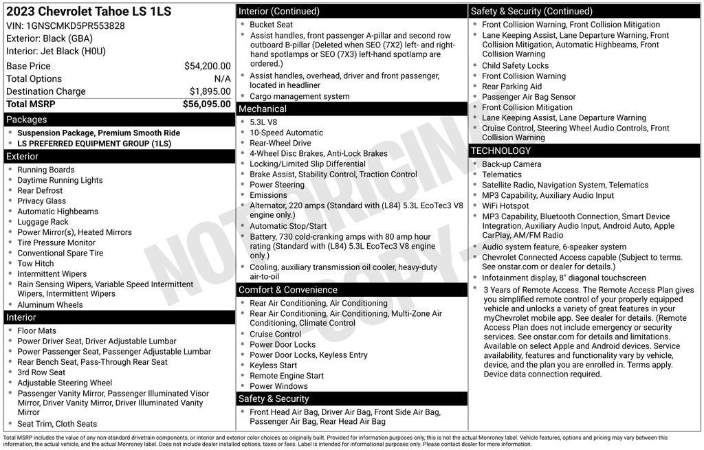 2023 Chevrolet Tahoe LS