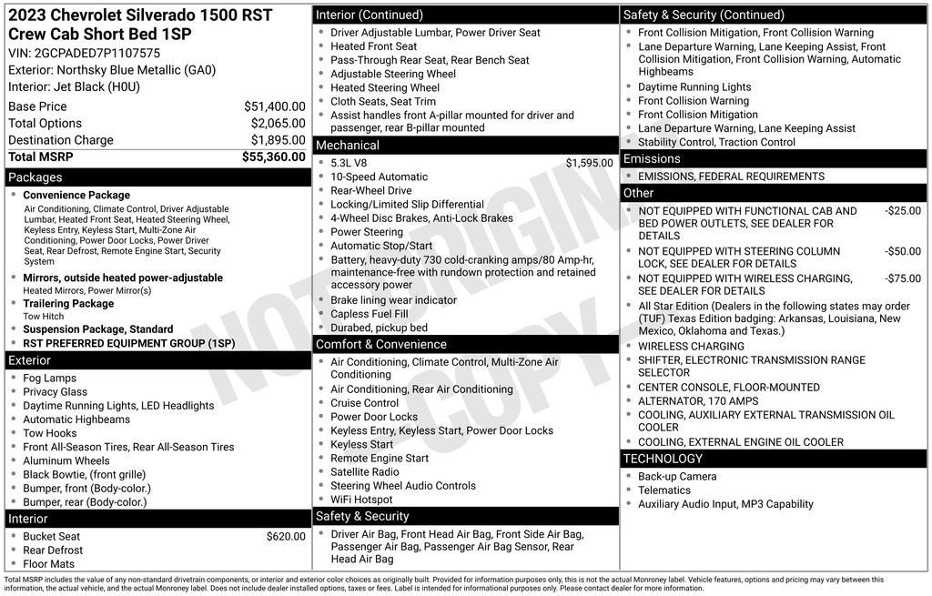 2023 Chevrolet Silverado 1500 RST