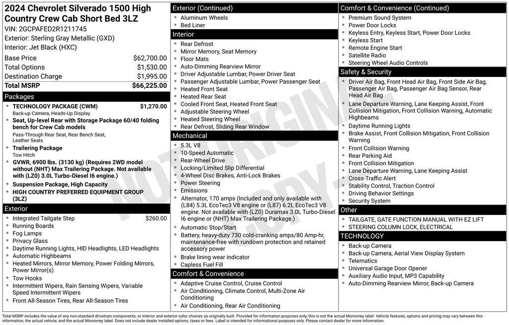2024 Chevrolet Silverado 1500 High Country