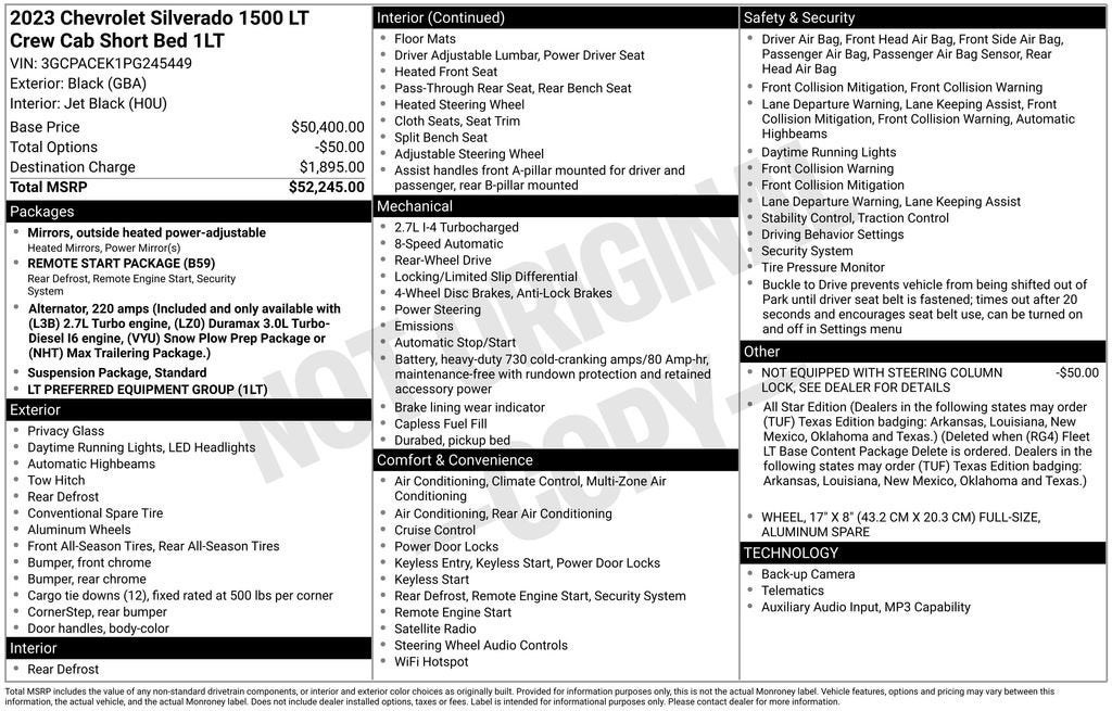 2023 Chevrolet Silverado 1500 LT