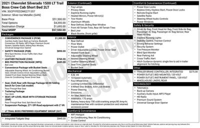 2021 Chevrolet Silverado 1500 LT Trail Boss