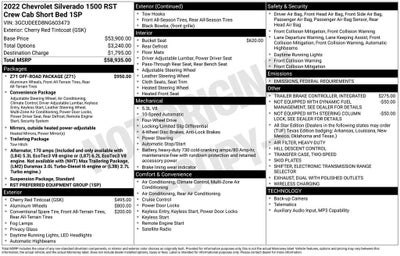 2022 Chevrolet Silverado 1500 RST