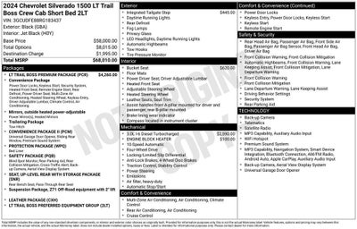 2024 Chevrolet Silverado 1500 LT Trail Boss