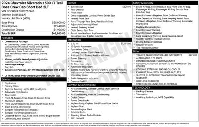 2024 Chevrolet Silverado 1500 LT Trail Boss