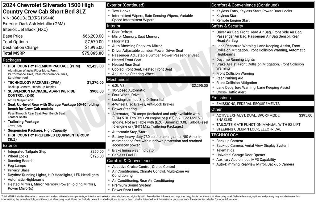 2024 Chevrolet Silverado 1500 High Country