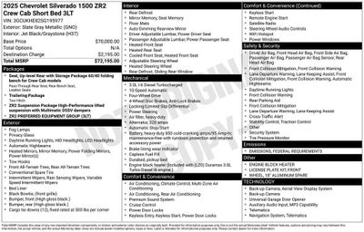 2025 Chevrolet Silverado 1500 ZR2