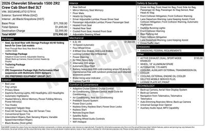 2026 Chevrolet Silverado 1500 ZR2