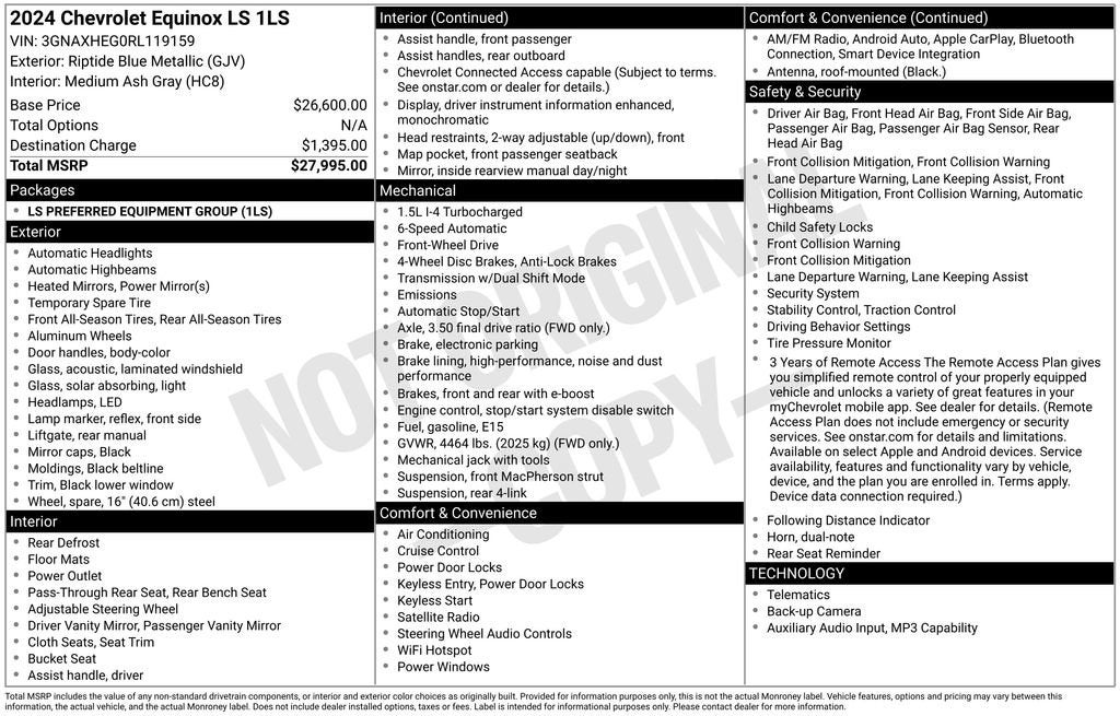 2024 Chevrolet Equinox LS