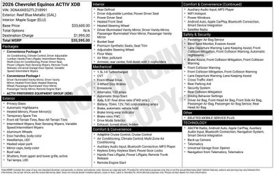 2026 Chevrolet Equinox ACTIV