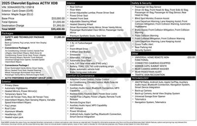 2025 Chevrolet Equinox ACTIV