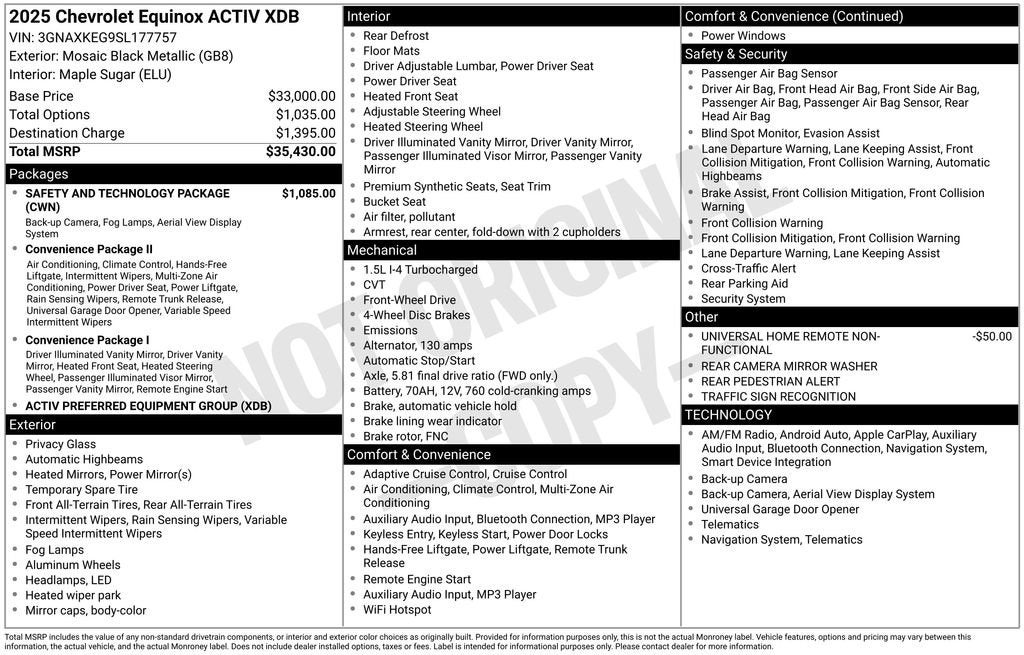 2025 Chevrolet Equinox ACTIV