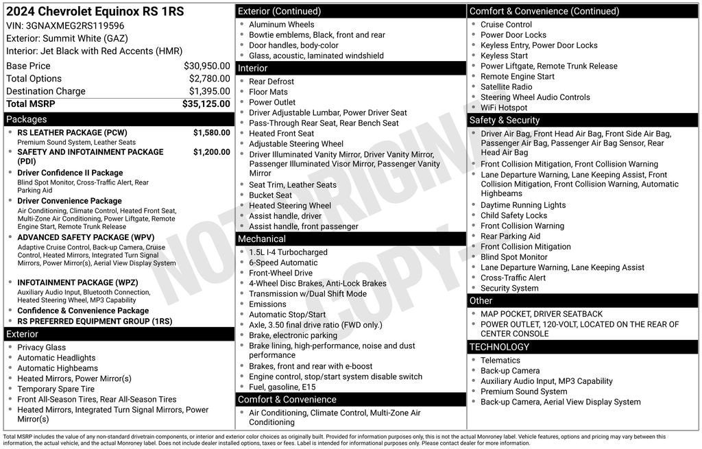 2024 Chevrolet Equinox RS