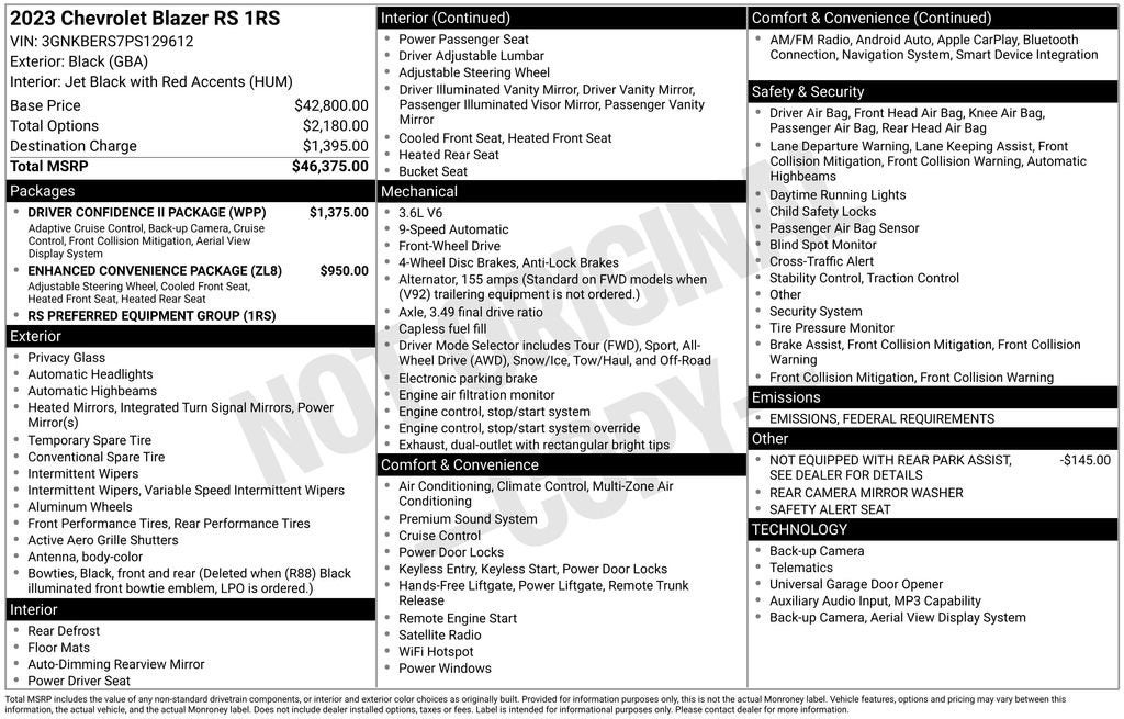 2023 Chevrolet Blazer RS