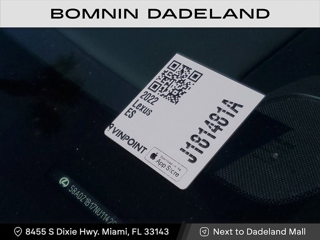 2022 Lexus ES ES 350