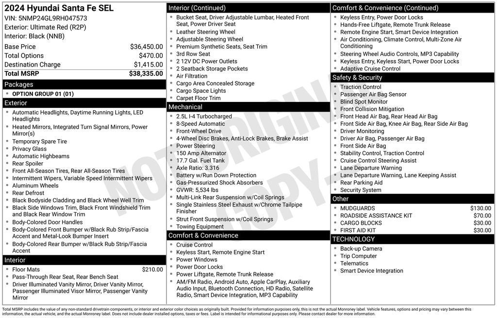 2024 Hyundai Santa Fe SEL