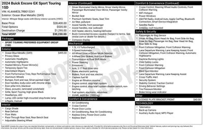 2024 Buick Encore GX Sport Touring