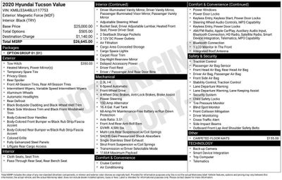 2020 Hyundai Tucson Value