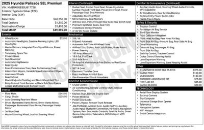 2025 Hyundai Palisade SEL Premium