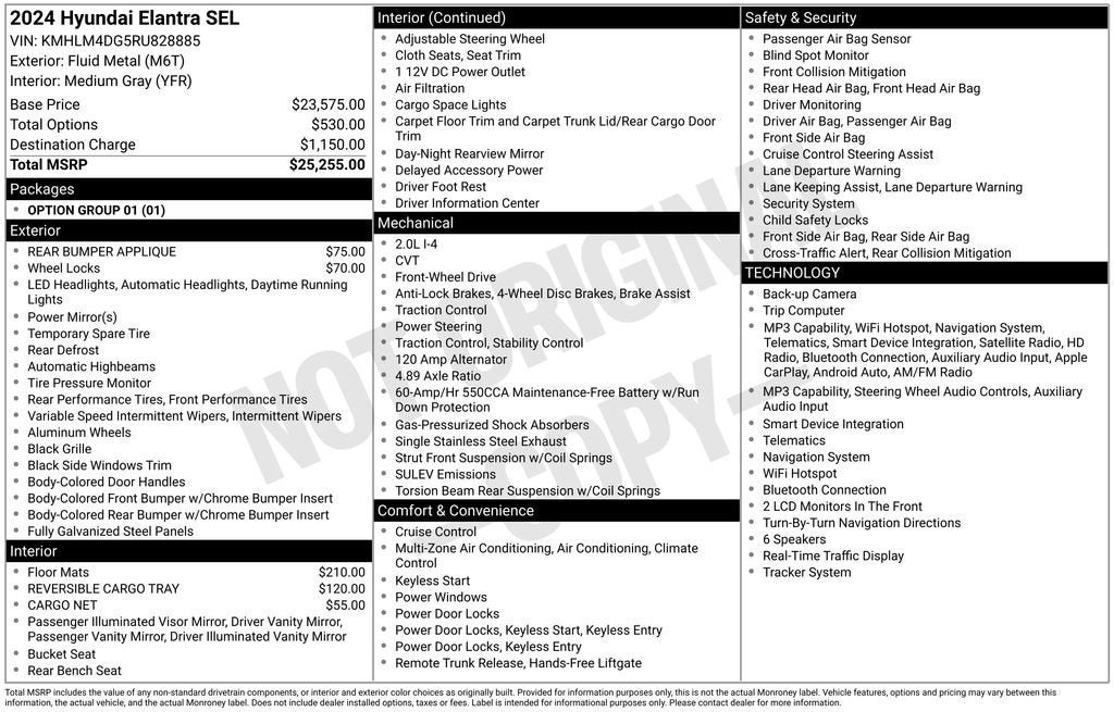 2024 Hyundai Elantra SEL