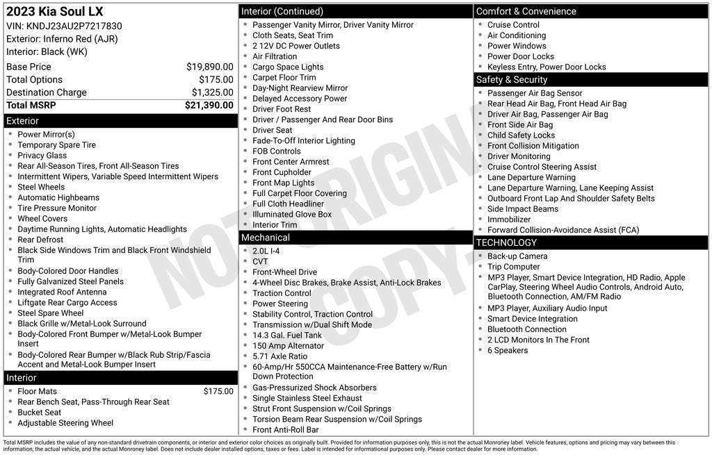 2023 Kia Soul LX