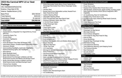 2023 Kia Carnival LX