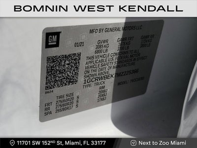 2021 Chevrolet Silverado 1500 Custom