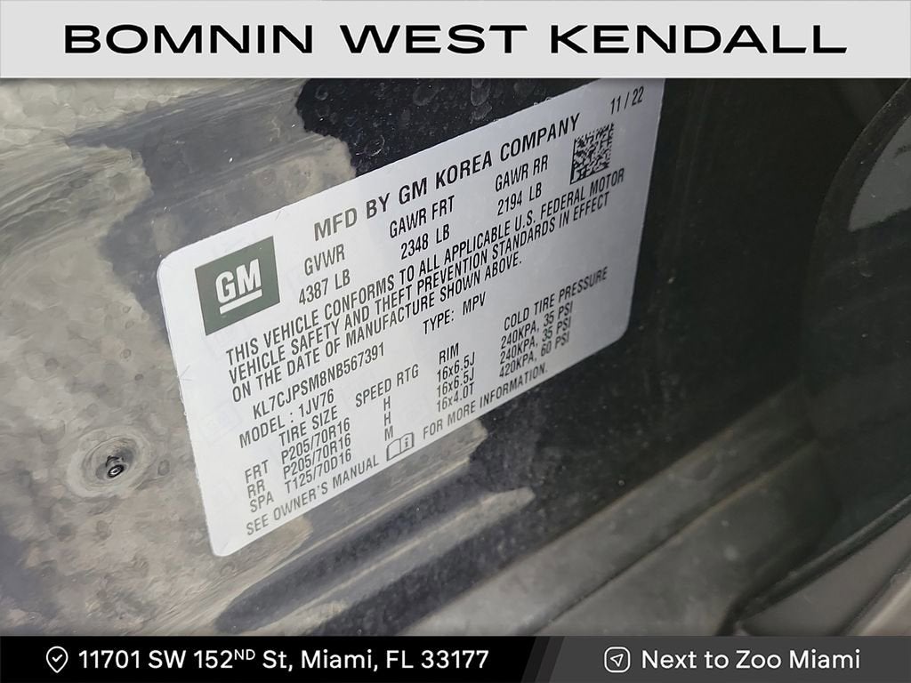 2022 Chevrolet Trax LT