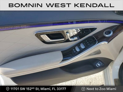 2022 Mercedes-Benz S-Class S 580