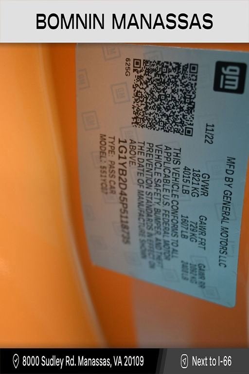 2023 Chevrolet Corvette Stingray 2LT