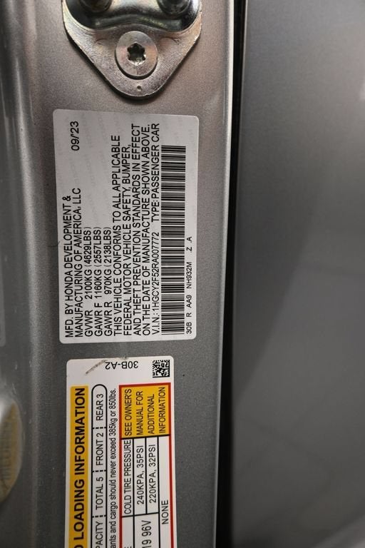 2024 Honda Accord Hybrid Sport