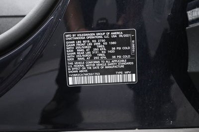 2021 Volkswagen Atlas 3.6L V6 SEL