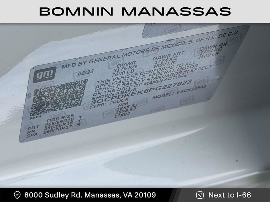 2023 Chevrolet Silverado 1500 LT (2FL)