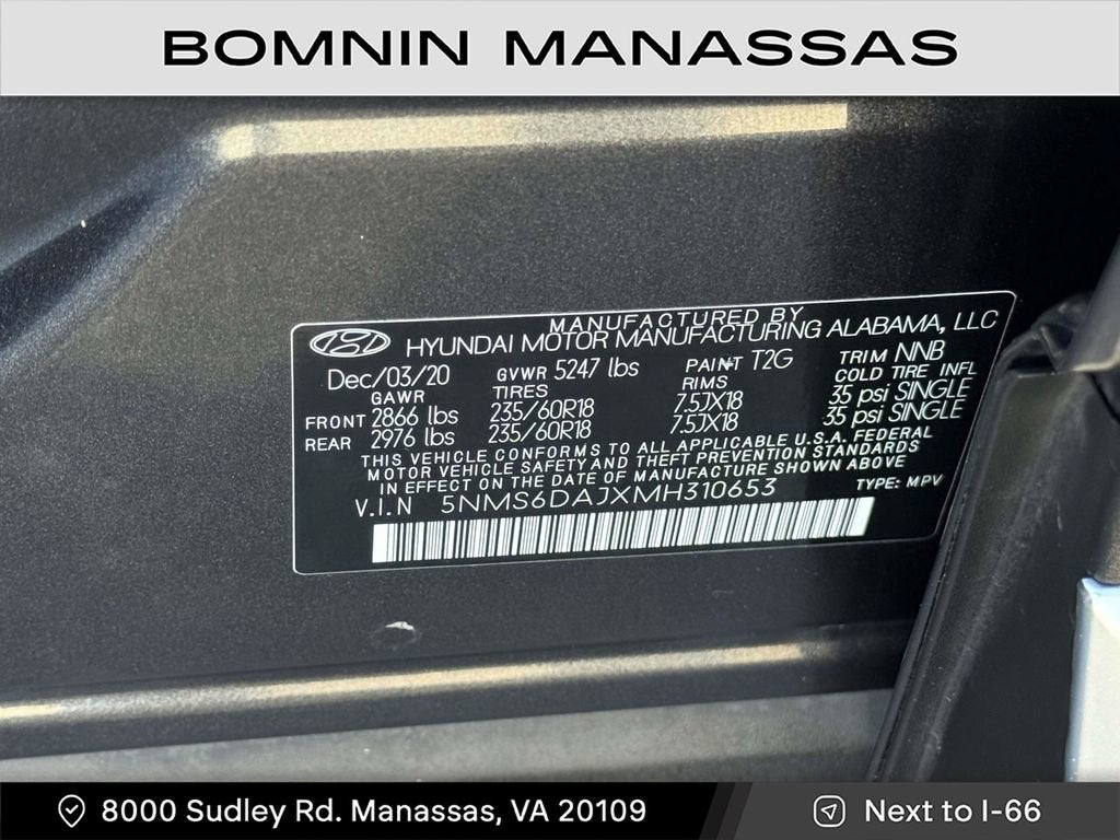 2021 Hyundai Santa Fe SEL