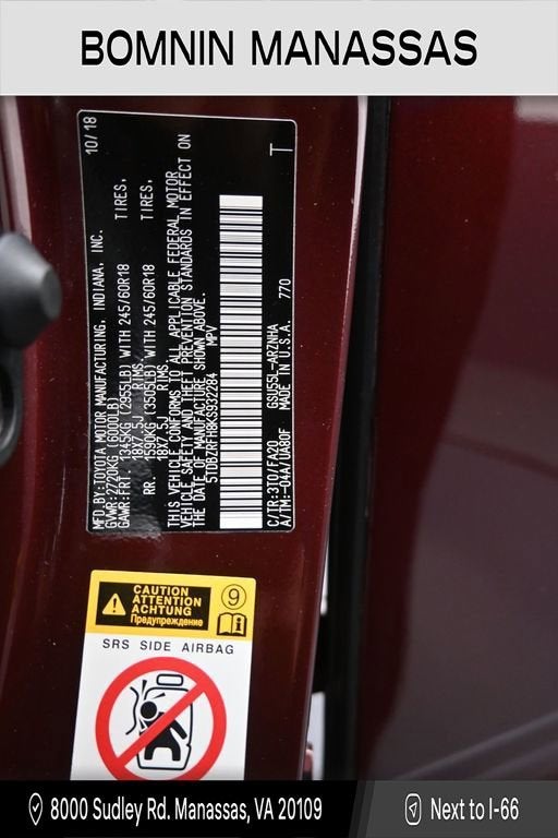 2019 Toyota Highlander LE