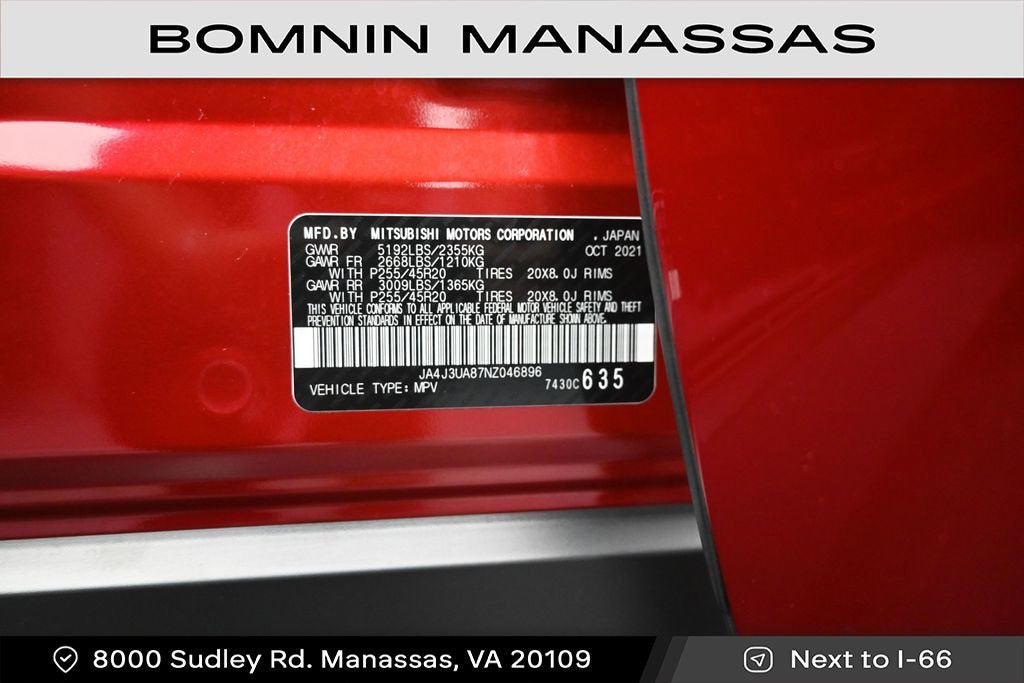 2022 Mitsubishi Outlander SE 2.5 2WD