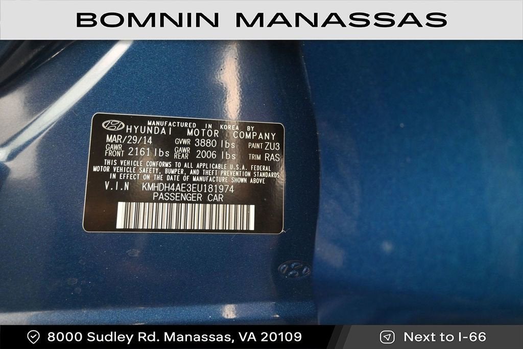 2014 Hyundai Elantra SE