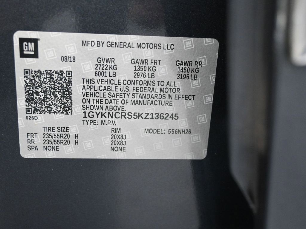 2019 Cadillac XT5 Luxury FWD