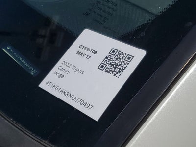 2022 Toyota Camry XSE