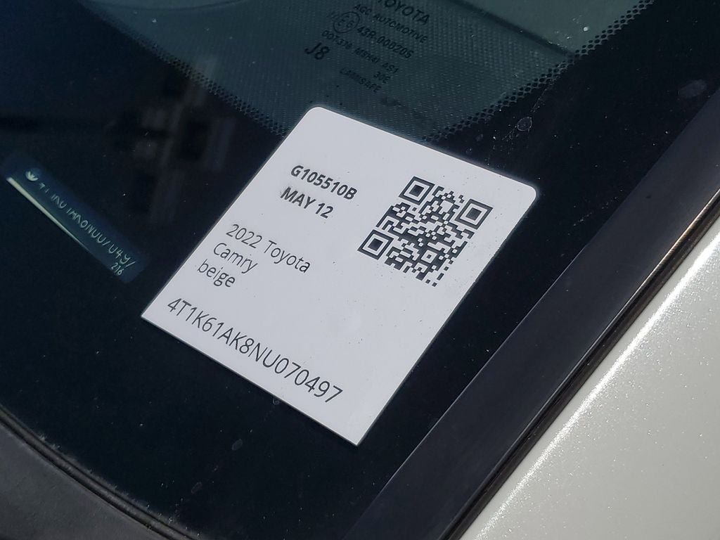 2022 Toyota Camry XSE